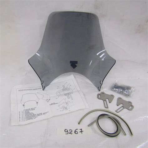 PARE BRISE UNIVERSEL HAUT Fumée Vigano Mini Pro Pare Brise Moto Naked