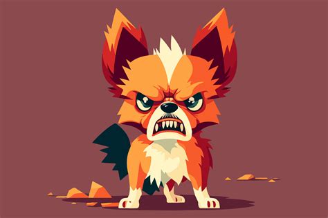 Snarling Dog Clipart For Kids