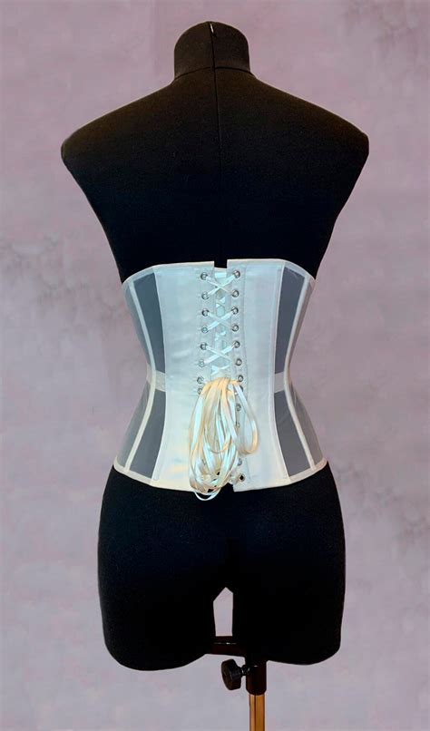 Made To Measure Mesh Underbust Custom Corset Waist Training Corset Women Lingerie Bridal