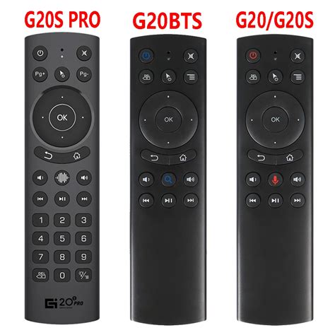 G20 G20S G20BT G20S PRO Air Remote Mouse with Gyroscope Wireless Remote ...