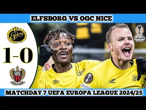 Escalações De Elfsborg X Ogc Nice - ELFSBORG VS OGC NICE | 1-0 | Matchday 7 UEFA Europa League 2024/25 ...