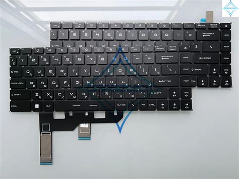 New Us English Ru Russian Per Key Rgb Backlit Backlight For Msi Ge