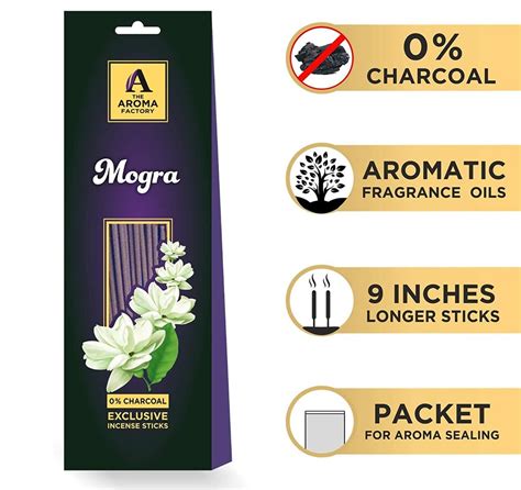 Bamboo Blue The Aroma Factory Mogra Incense Sticks Agarbatti For