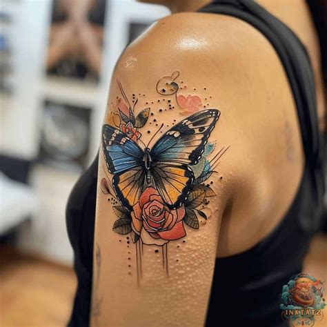 Fluttering Beauty: Exploring the Symbolism of Butterfly and Rose ...