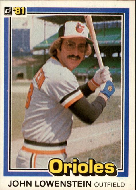 Donruss Baltimore Orioles Baseball Card John Lowenstein Ebay