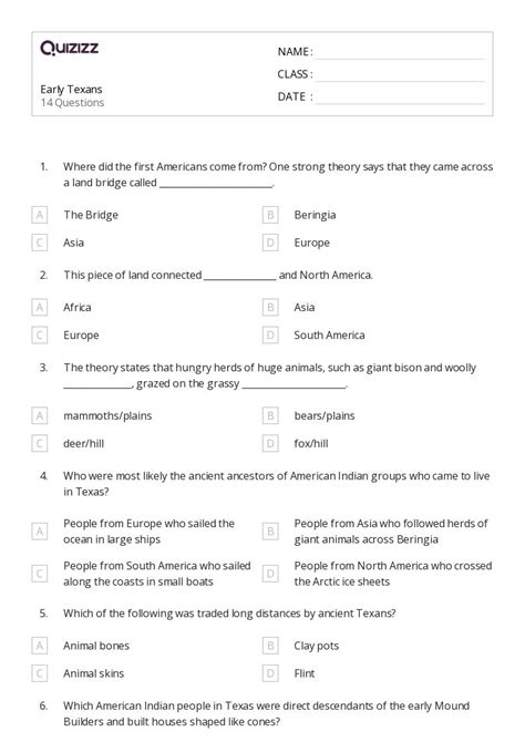 Early Literacy Worksheets For Th Grade On Quizizz Free Printable