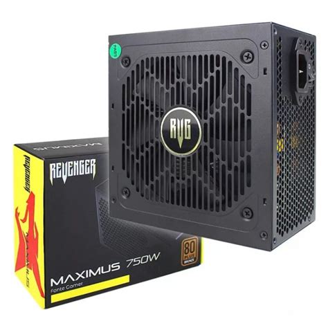 FONTE ATX GAMER REVENGER MAXIMUS 750W 80 PLUS BRONZE PFC ATIVO FO MAX03