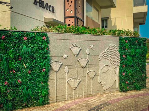 Exterior Wall Designs Indian Stone Crafts