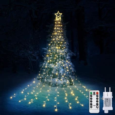 Guirlande Lumineuse Noel Etoile Leds Arbre Noel Lumineux Arbre