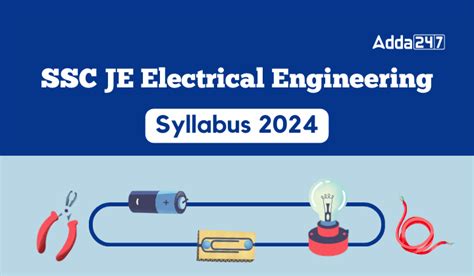 Ssc Je Electrical Syllabus For Paper And