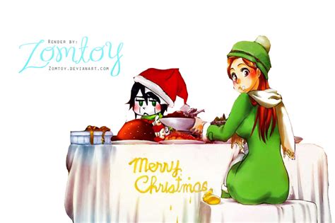 Orihime Y Ulquiorra Merry Christmas Bleach By Zomtoy On Deviantart