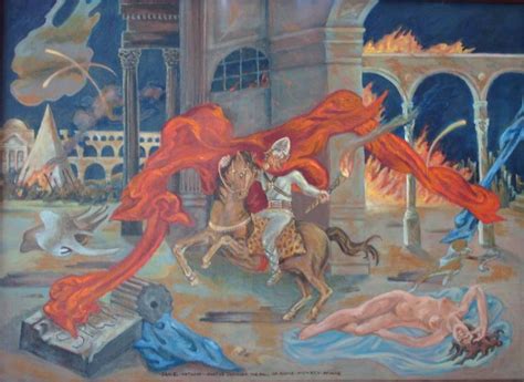 The Fall Of Rome Painting By Daniel Anthony Ignatius Saatchi Art