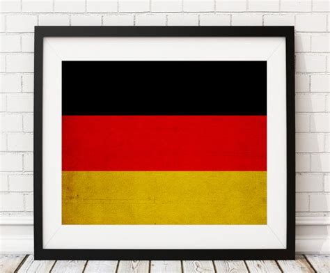 Germany Flag Art Germany Flag Print German Flag Poster - Etsy | Flag ...