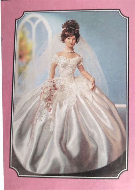 Paradise Galleries Treasury Collection Bride Doll June Porcelain