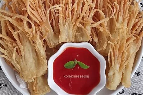 Resep Cemilan Gurih Dan Renyah Jamur Enoki Goreng Krispi Cocok Untuk