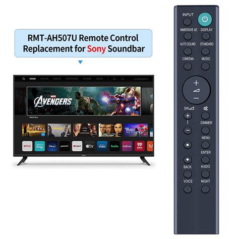 New Rmt Ah U Remote Control For Sony Soundbar System Ht G Sa G