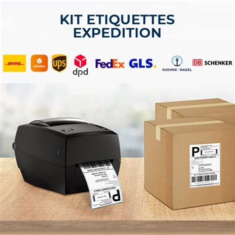 Kit complet pour imprimer vos étiquettes d expédition transporteur