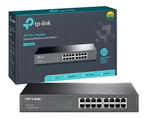 SWITCH 16 PORTAS GIGABIT P RACK TL SG1016D TP LINK