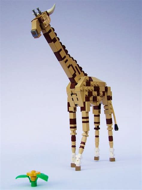 Giraffe1 Lego Zoo Lego Animals Lego Sculptures