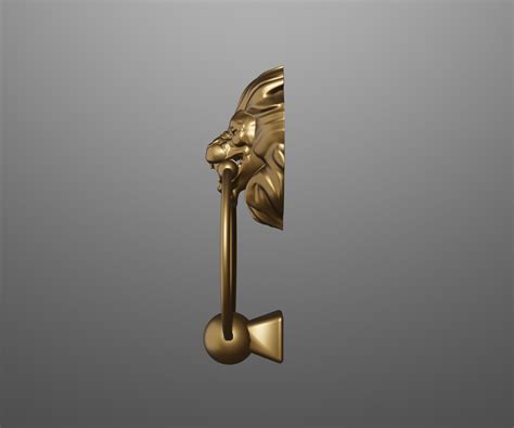 ArtStation - lion head door knocker | Resources