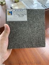 New G684 Black Pearl Black Granite Flamed Brushed Tile Paver From China