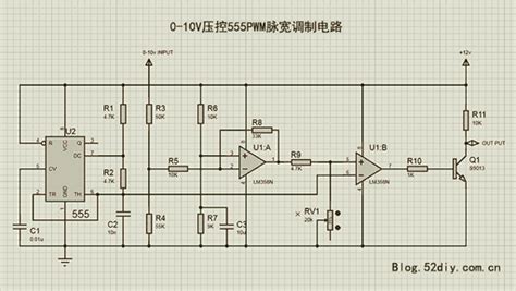 基于555时基电路的0 10v控制输出pwm占空比电路 苍月代表我 博客园