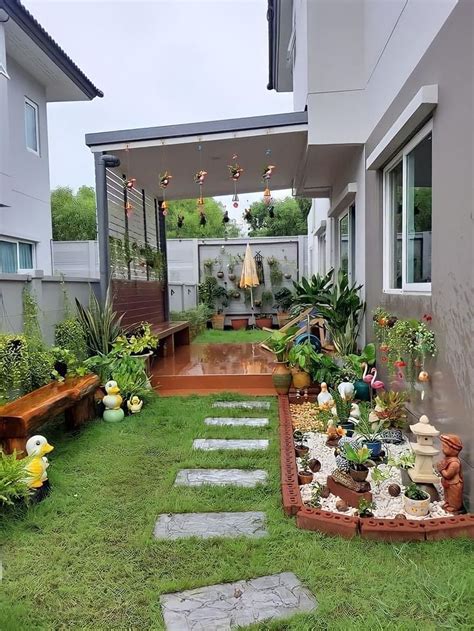 Patio Landscaping Ideas | Backyard garden design, Home garden design ...