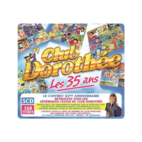 Album Club Dorothée Les 35 Ans 5CD inclus une Carte Club Dorothée