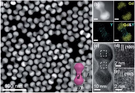 Tem Characterization Of Core Shell B Nayf Yb Er Nagdf Nds A