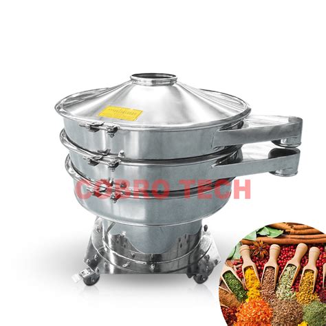 Vibro Sifter For Tapioca Flour Stainless Steel Liquid Vibration Sieve