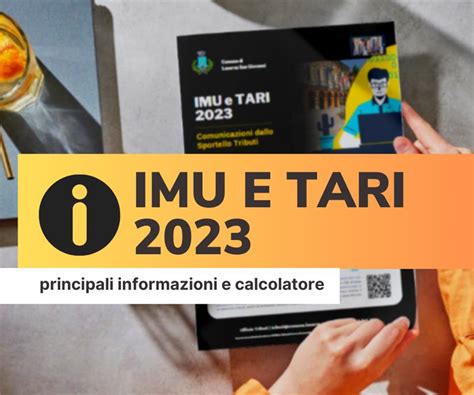 SALDO IMU E TARI 2023