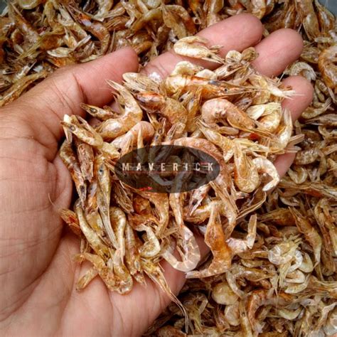 Jual 100 Gram Udang Kering Tawar Udang Sawah Udang Rawa Pakan Ikan