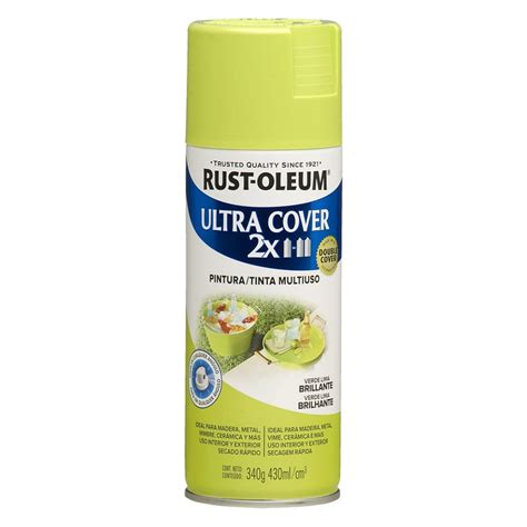 Ripley AEROSOL MULTIUSOS RUST OLEUM ULTRA COVER 2X VERDE LIMA