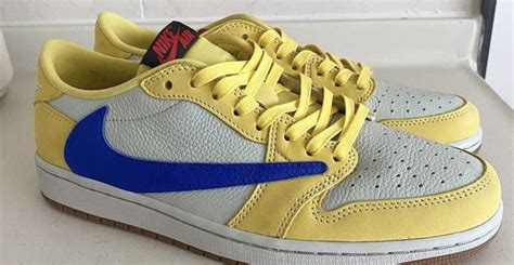 Travis Scott X Air Jordan Low Og Canary Coming This Summer