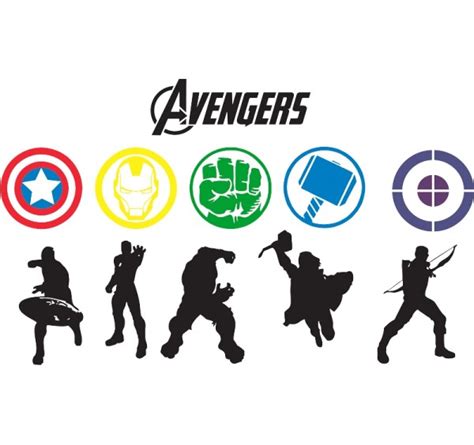 Avengers Silhouette at GetDrawings | Free download