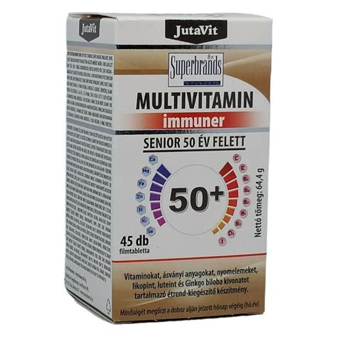 1935 Ft JutaVit Multivitamin Senior 50 Tabletta 45db