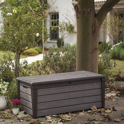 Brushwood Keter Coffre De Jardin Conteneur De Stockage Terrasse