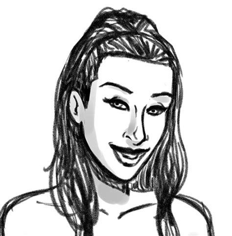 Thumbs Pro Karmagik Did A Couple Of Sketches Last Night Of Beautiful Porn Star Ashley Adams