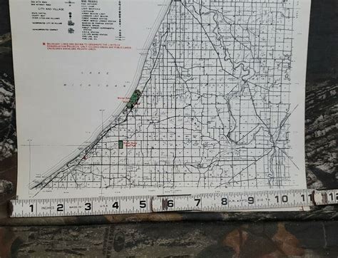 Vtg 1953 Berrien County Michigan Dept Conservation Plat Maps 11 X 17 Ebay