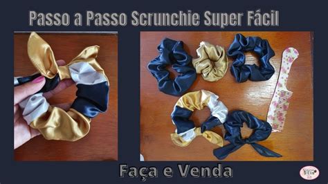 Como Fazer Scrunchies Passo A Passo Reaproveitar Retalhos De Cetim