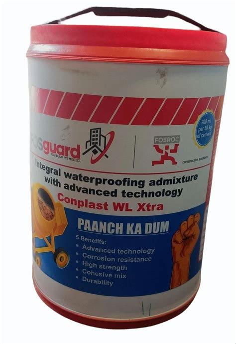 Fosroc Conplast Wl Xtra Conplast Wl Integral Waterproofing Liquid