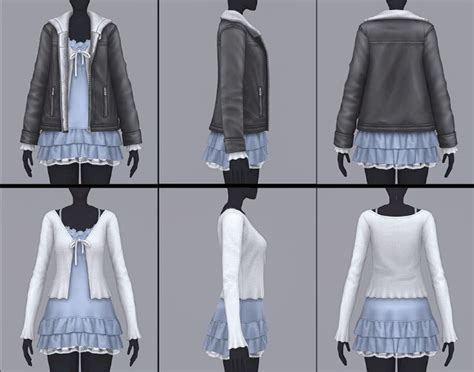 Avalon Outfit Cloudcat Sims Dresses Sims Mods Clothes Sims