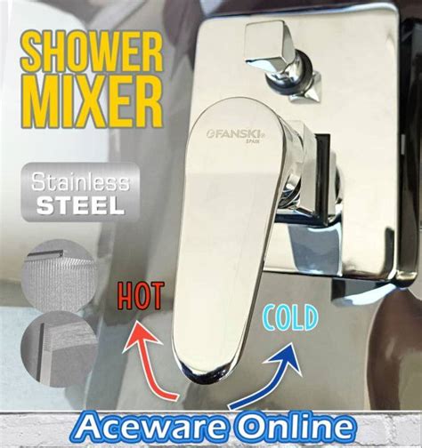 FK 1100SH HOT And COLD Shower Mixer Valve Bathroom Shower Tap 2 Way Function Tap Dual Function