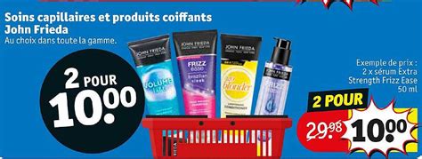 Offre Soins Capillaires Et Produits Coiffants John Frieda Chez Kruidvat