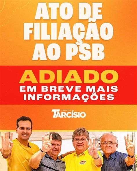 resistência dentro do partido prefeito de Gurinhém adia filiação