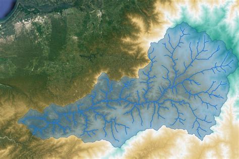 Watershed And Stream Network Delineation On Large Scale Basins With