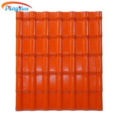 China Insulation Resistance Spanish Style Pvc Roof Tile Prices Plastic