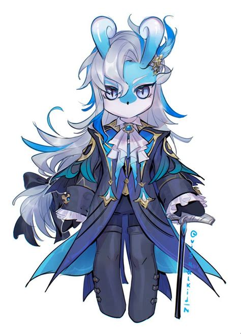 невиллет | геншин. | Impact, Character art, Cute drawings