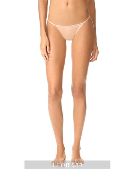 Calvin Klein Sleek String Bikini Panties Lyst