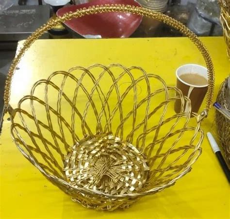 Golden Iron Metal Gift Hamper Basket At Rs Piece In Moradabad Id